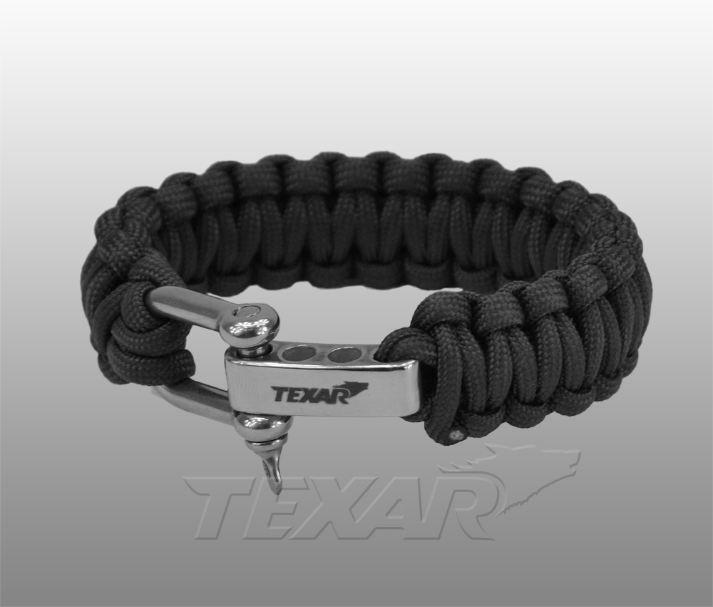 Paracord bracelet black
